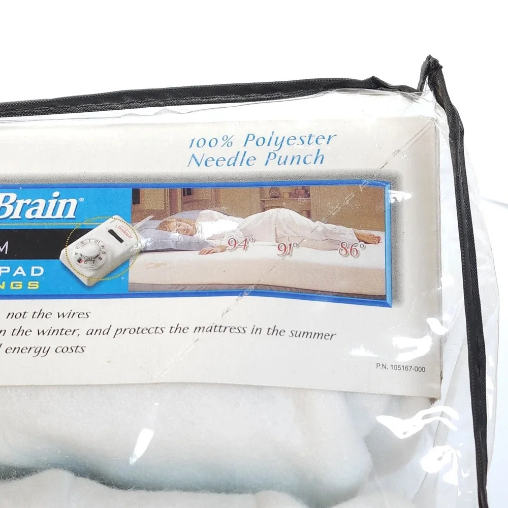 NIB VTG  Sunbeam Heated Mattress Pad 